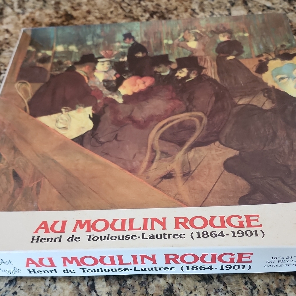 AU MOULIN ROUGE Henri de Toulouse-Lautrec (1864-1901)
